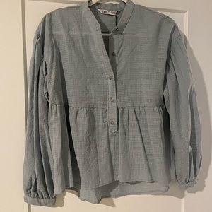 Zara long sleeve blouse | M | NWT